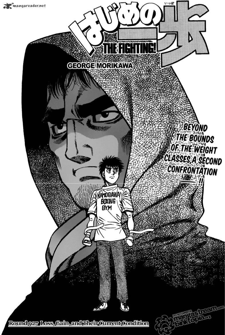 Hajime No Ippo Chapter 927 : Loss, Gain, And Their Current Condition - Picture 1
