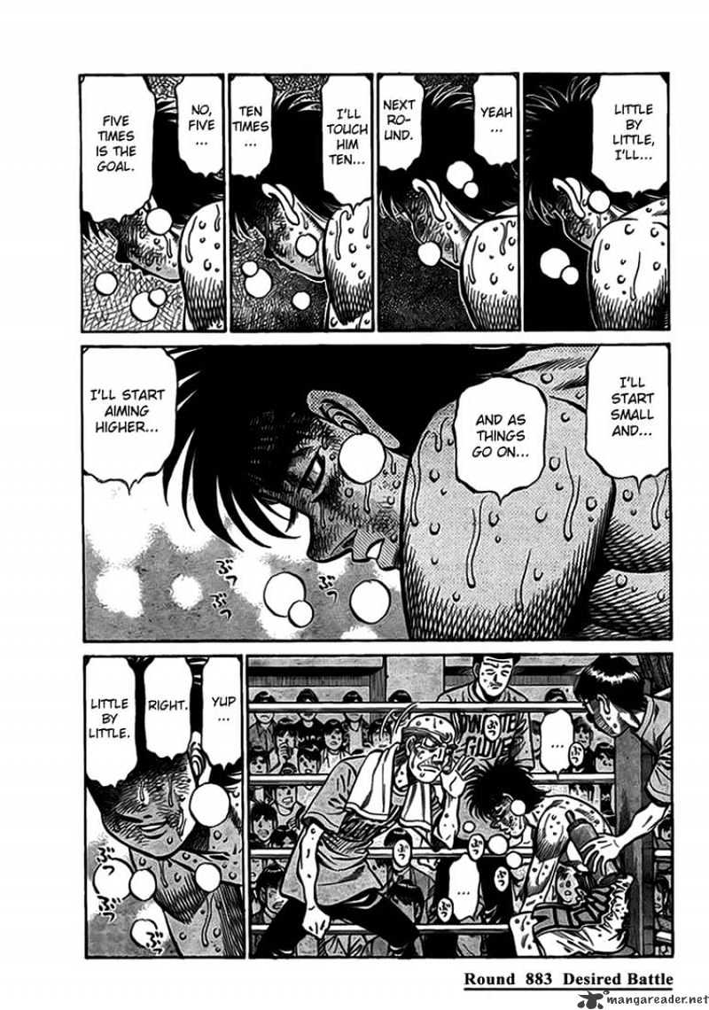 Hajime No Ippo Chapter 883 : Desired Battle - Picture 1