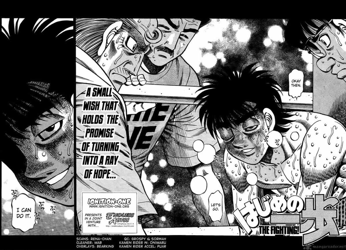 Hajime No Ippo Chapter 883 : Desired Battle - Picture 2