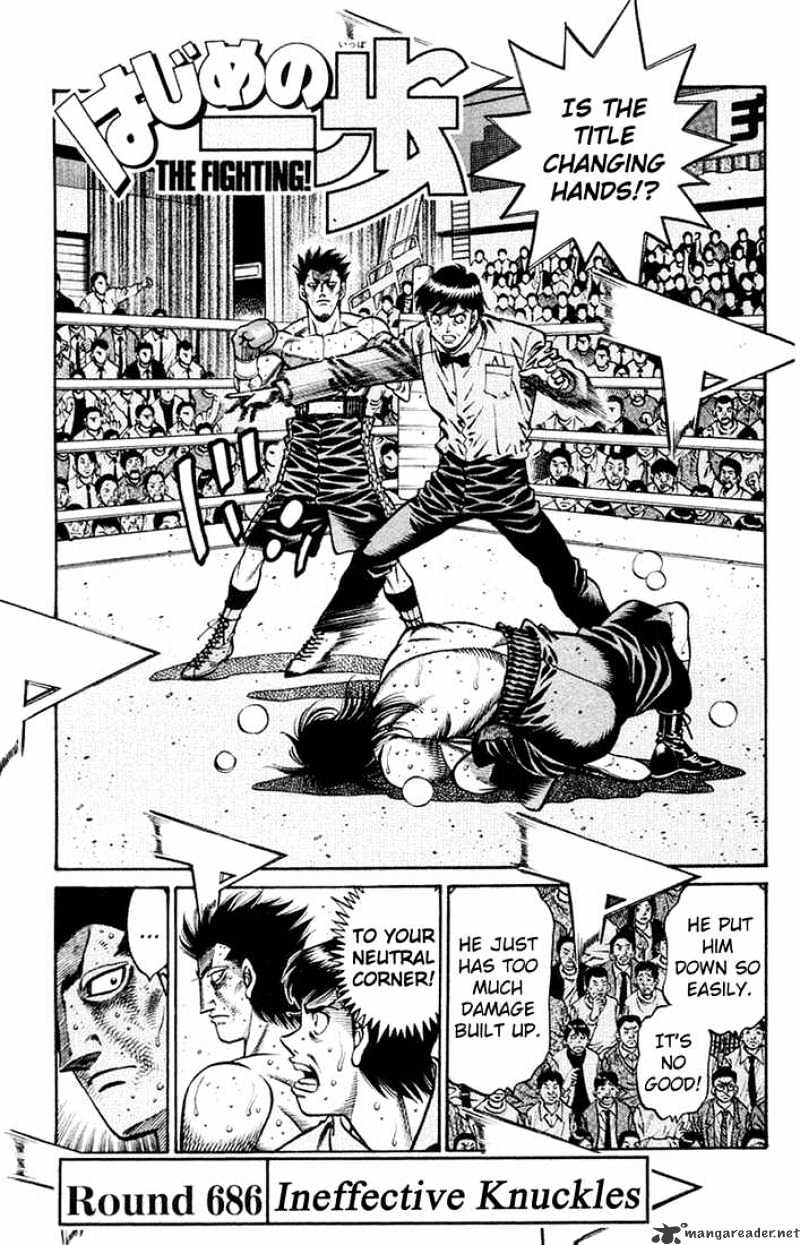 Hajime No Ippo Chapter 686 - Picture 1