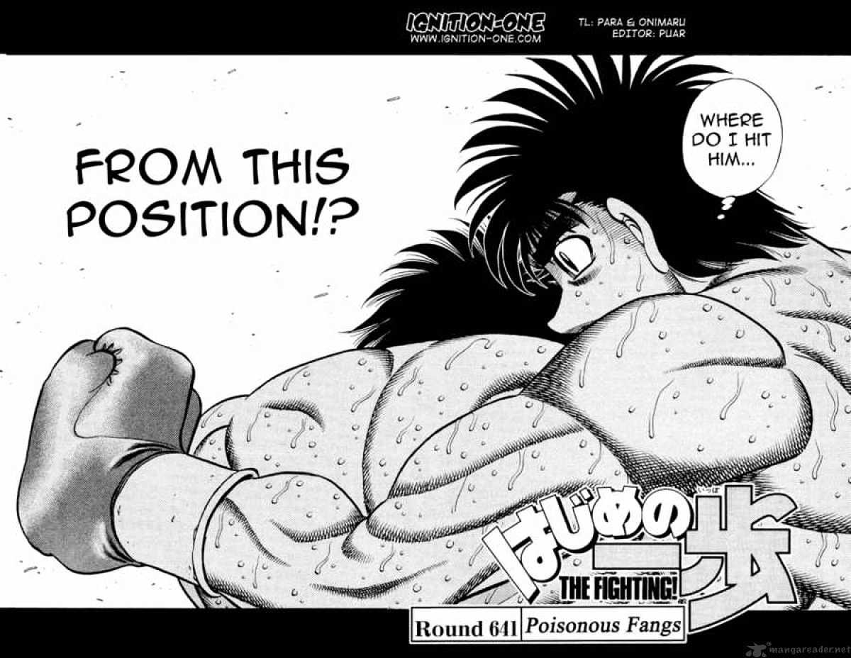 Hajime No Ippo Chapter 641 : Poisoned Fangs - Picture 2