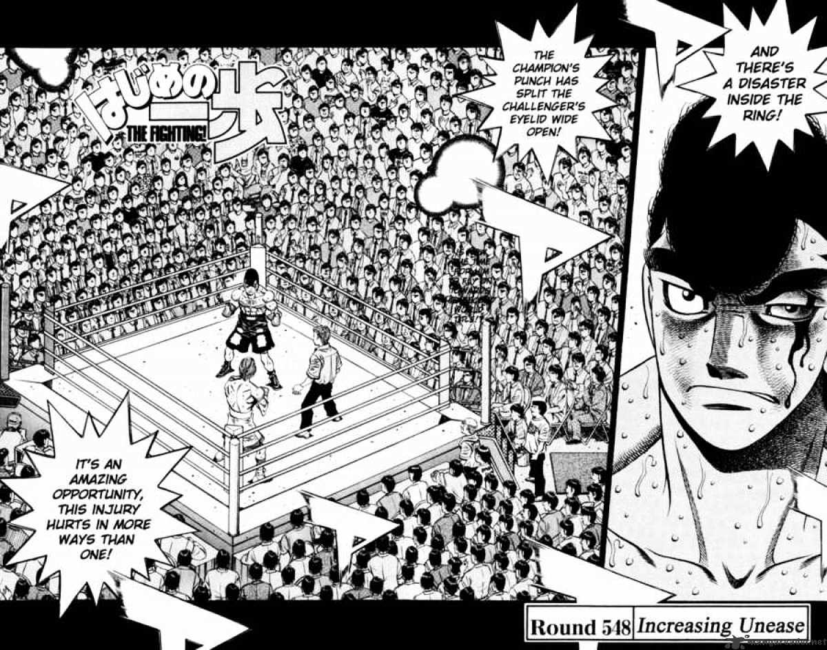 Hajime No Ippo Chapter 548 : Amplified Anxiety - Picture 2