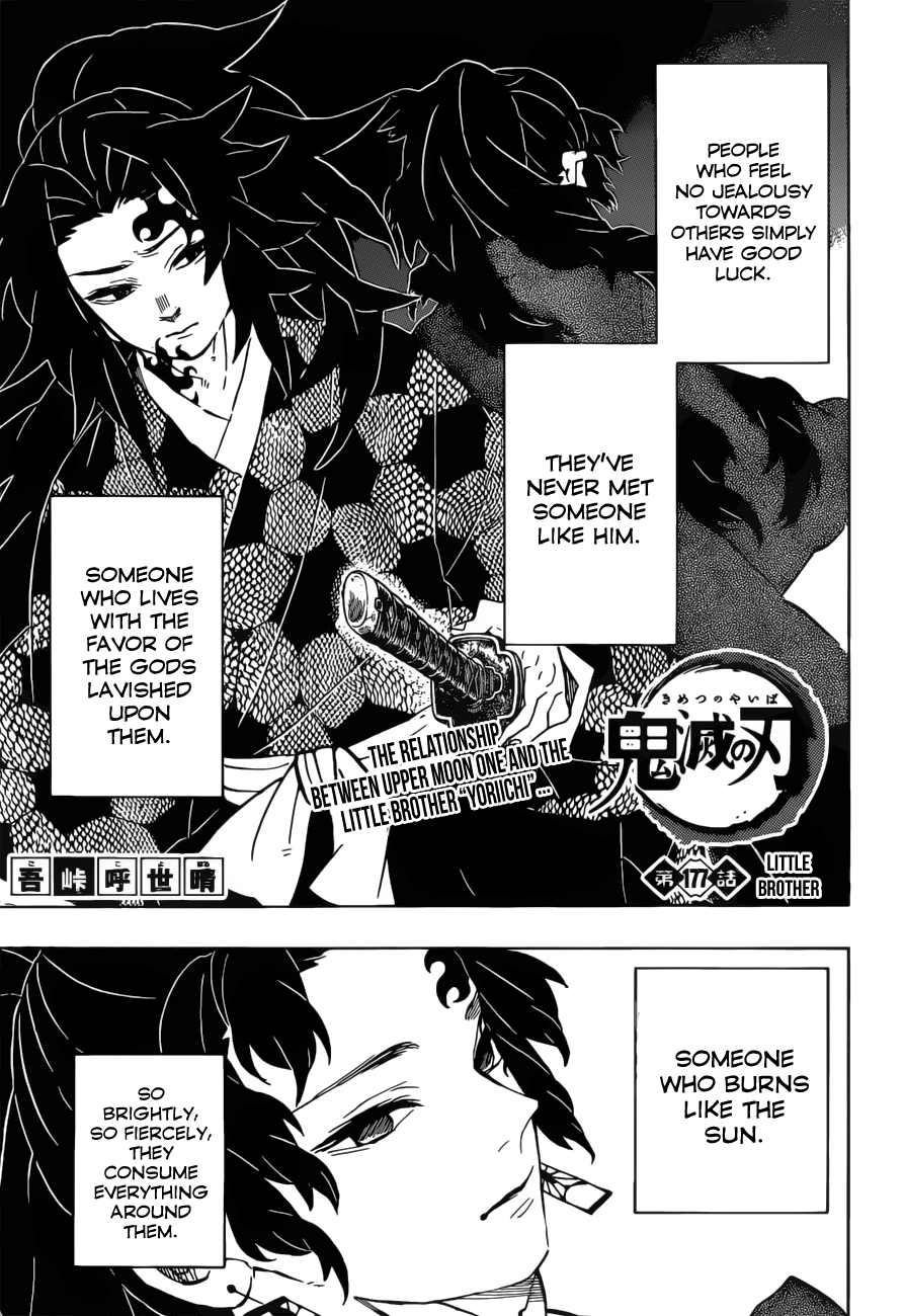 Kimetsu No Yaiba Chapter 177: Little Brother - Picture 1