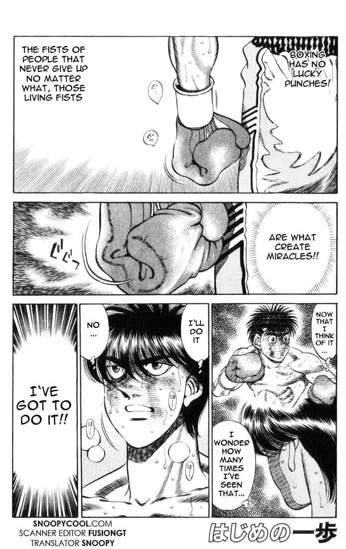 Hajime No Ippo Chapter 322 : An Unfulfilled Oath - Picture 1