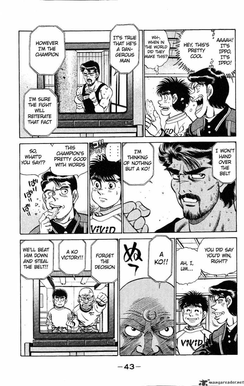 Hajime No Ippo Chapter 181 - Picture 3
