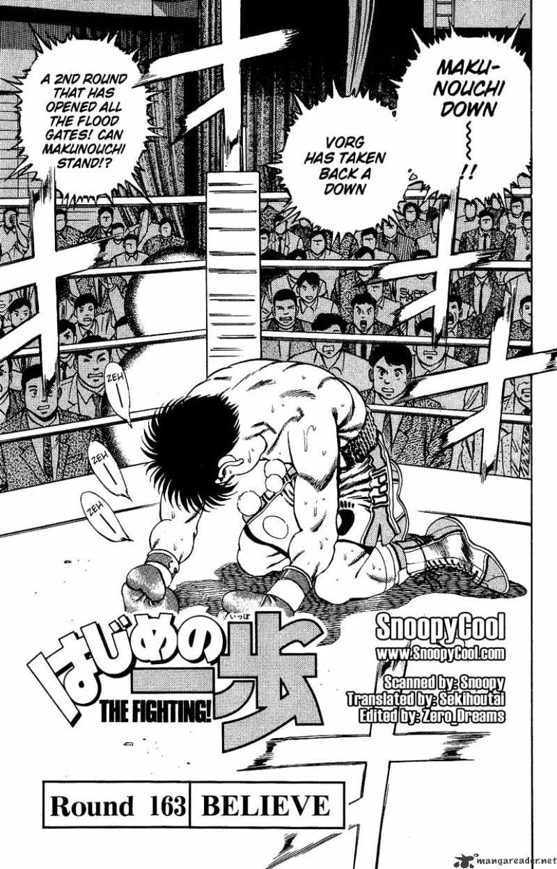 Hajime No Ippo Chapter 163 - Picture 1