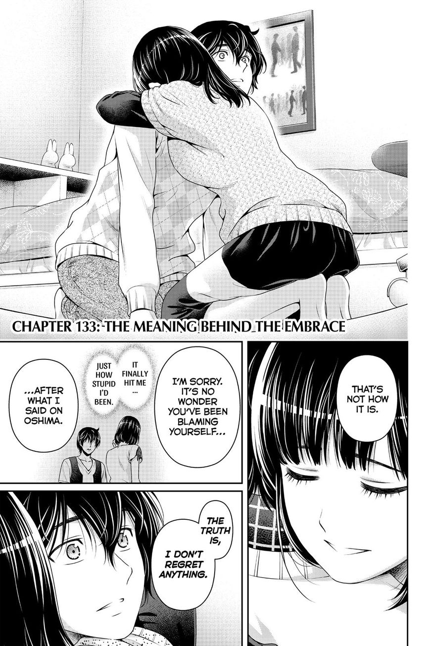 Domestic Na Kanojo Chapter 133 : The Meaning Behind The Embrace - Picture 1