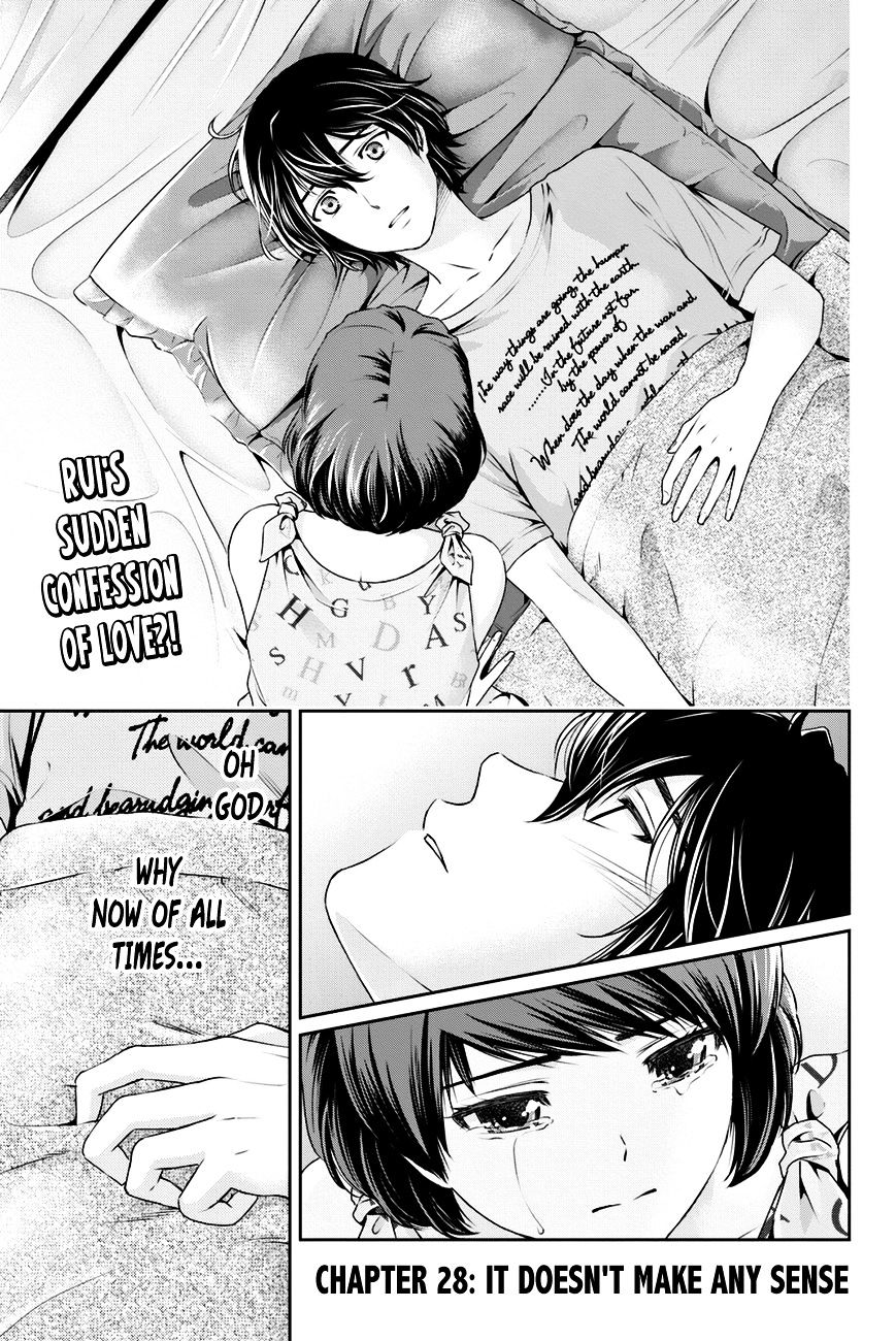 Domestic Na Kanojo Chapter 28 : It Doesn't Make Any Sense - Picture 1