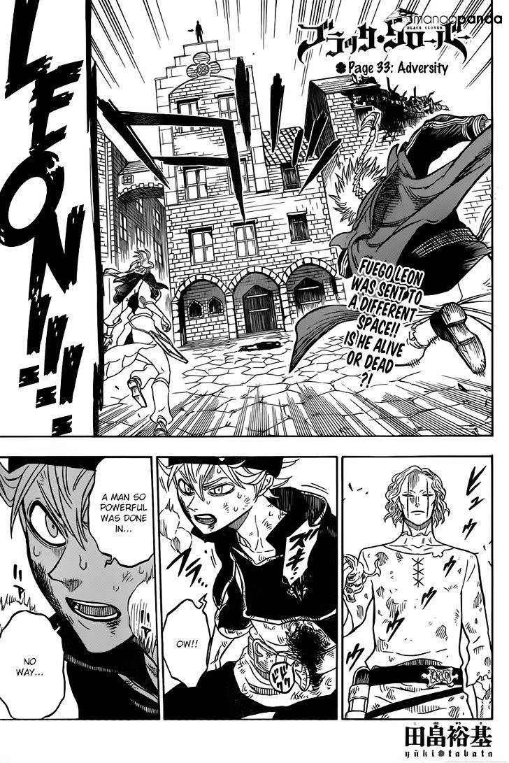 Black Clover Chapter 33 : Adversity - Picture 2