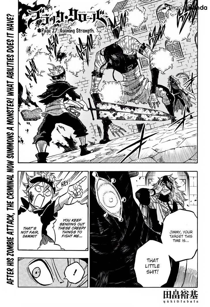 Black Clover Chapter 27 : Gaining Strength - Picture 2