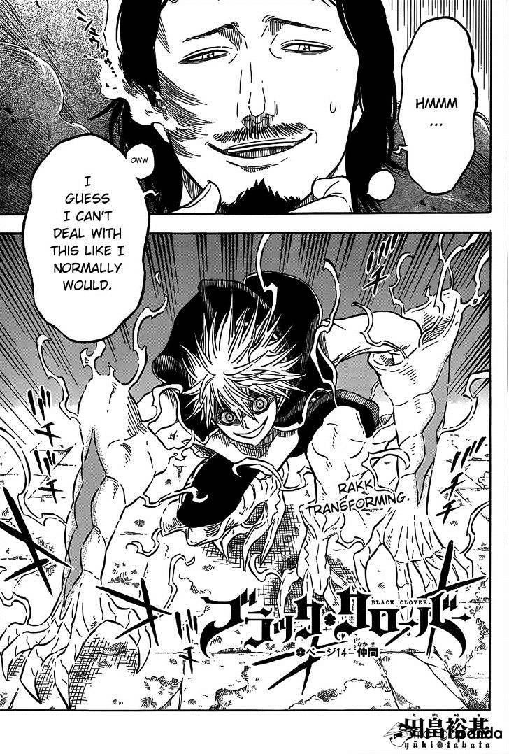 Black Clover Chapter 14 : Teammates - Picture 1