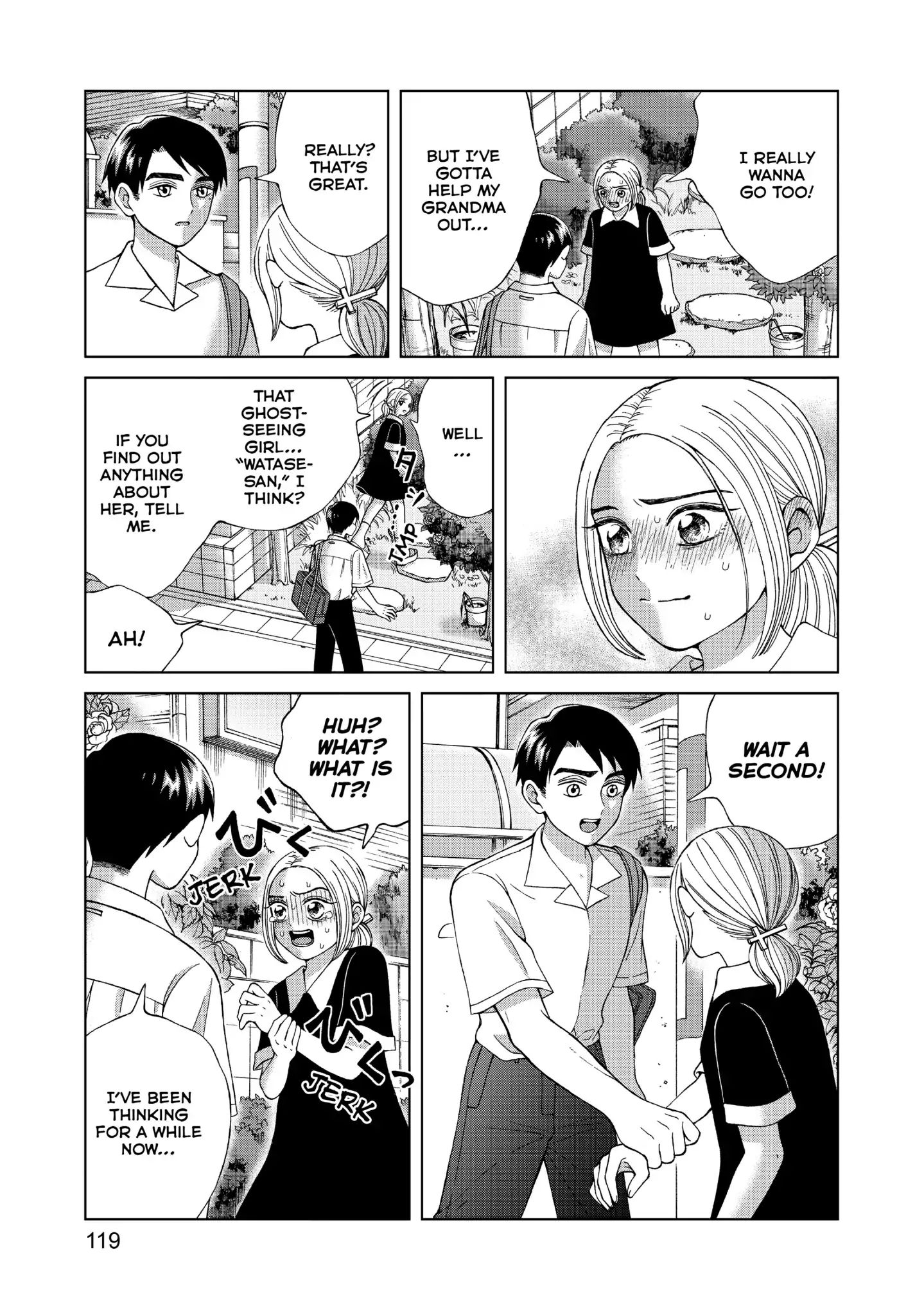 I Want To Hold Aono-Kun So Badly I Could Die Vol.3 Chapter 14: The Girl Who Can See Ghosts - Picture 3