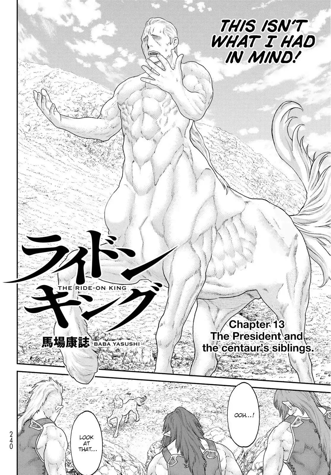 The Ride-On King Chapter 13: The President And The Centaur's Siblings - Picture 3