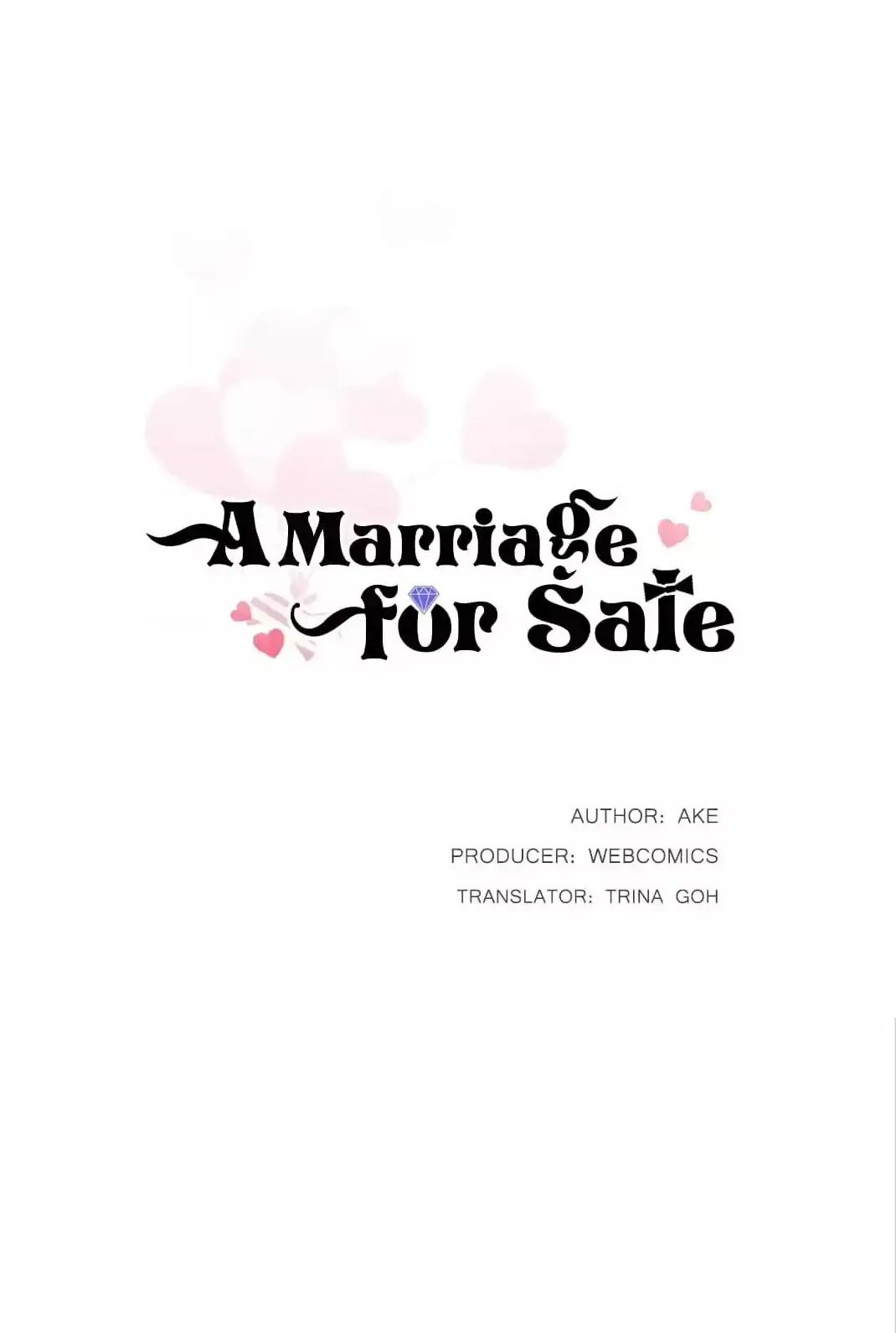 A Marriage For Sale - Page 1