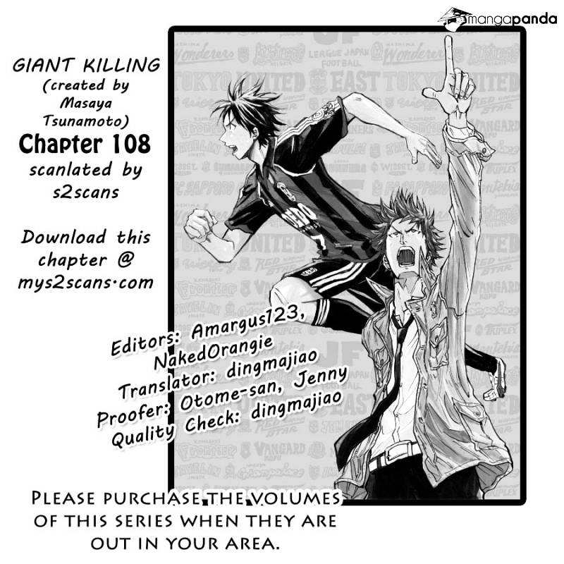 Giant Killing Chapter 108 - Picture 1