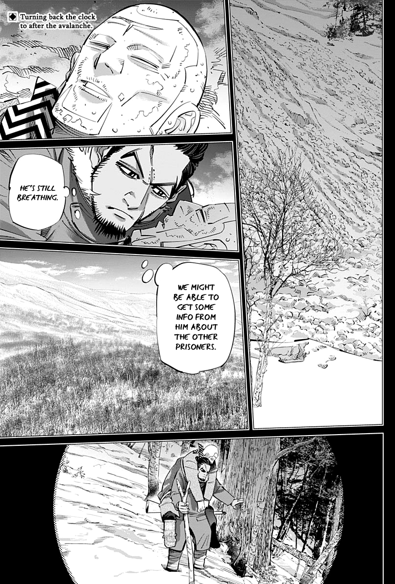 Golden Kamui Chapter 208: A Grey That Is Almost Indistinguishable From Black - Picture 1