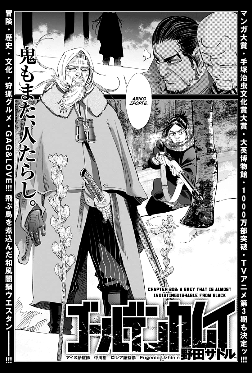 Golden Kamui Chapter 208: A Grey That Is Almost Indistinguishable From Black - Picture 2