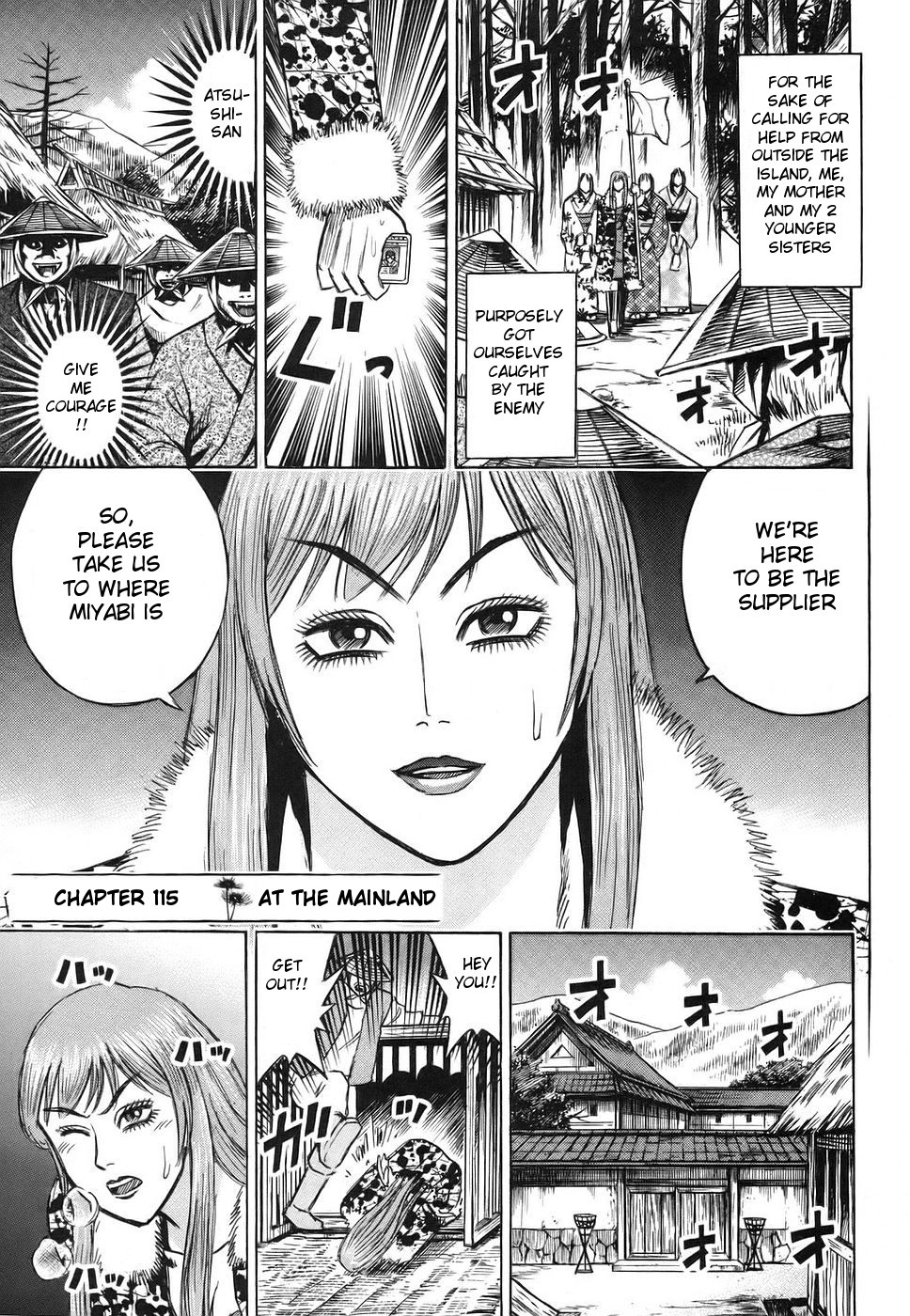 Higanjima Vol.13 Chapter 115: At The Mainland - Picture 1