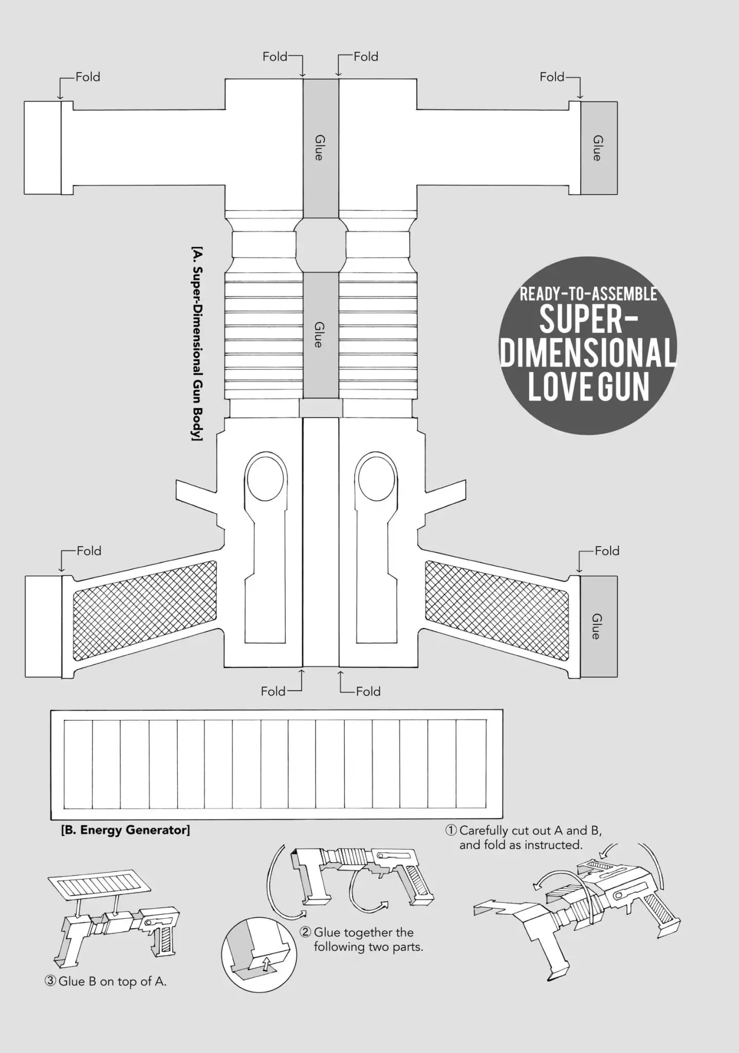 Super Dimensional Love Gun Ready-To-Assemble Super Dimensional Love Gun - Picture 1