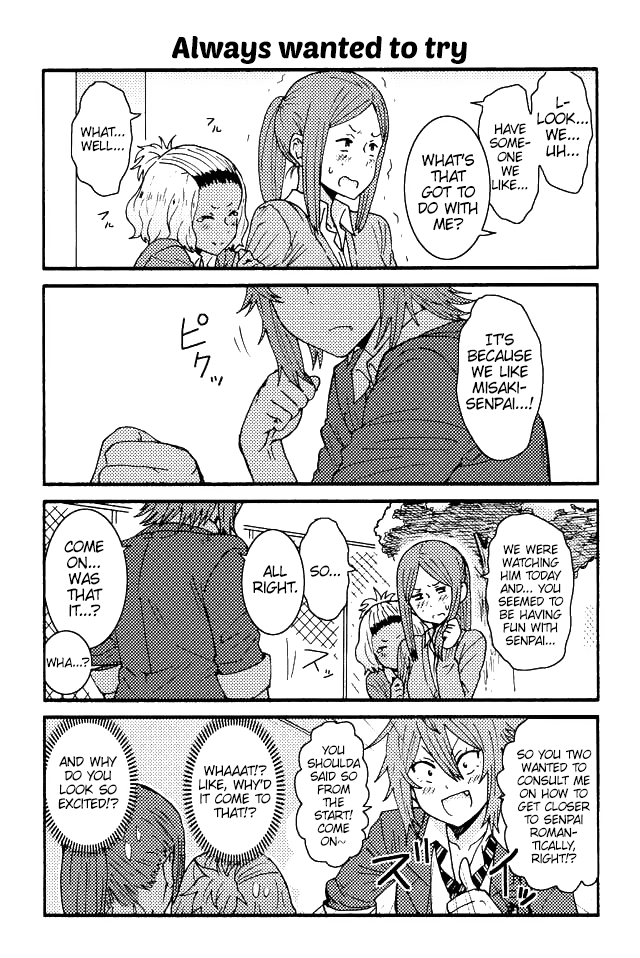 Tomo-Chan Wa Onnanoko! Chapter 59: Always Wanted To Try - Picture 1