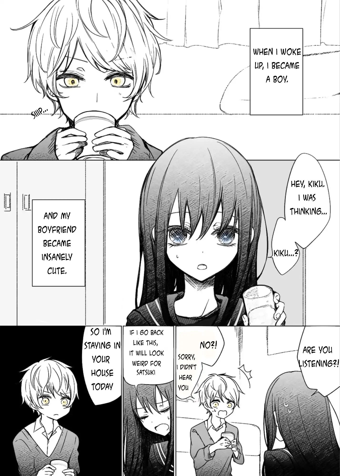 She Became Handsome And He Became Cute - Page 1