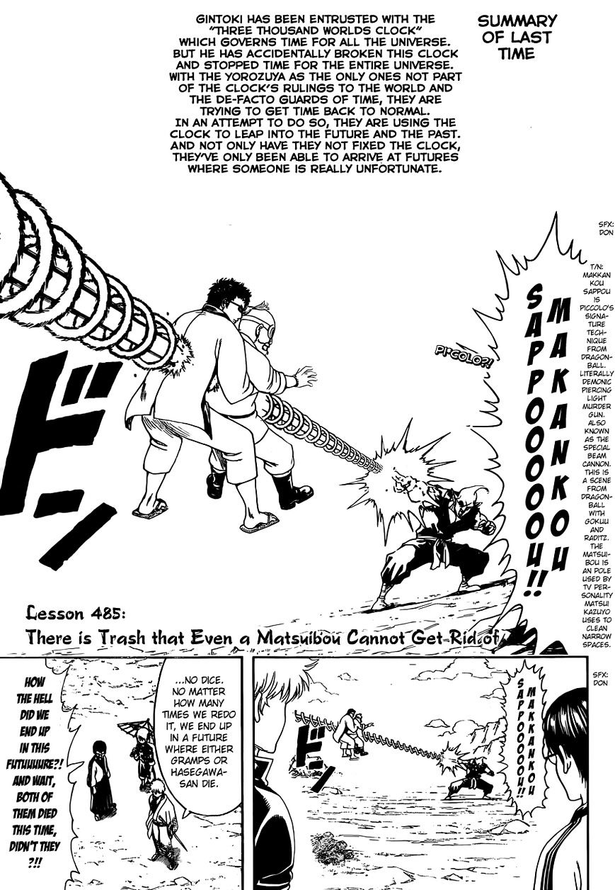 Gintama Chapter 485 : There Is Trash That Even A Matsuibou Cannot Get Rid Of - Picture 3