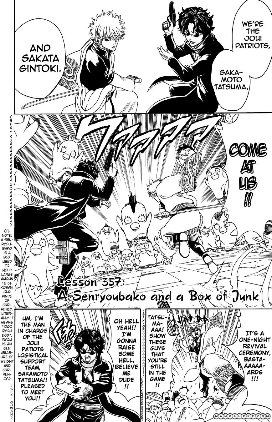 Gintama Chapter 357 : A Senryouhako Is Just A Trash Bin - Picture 2