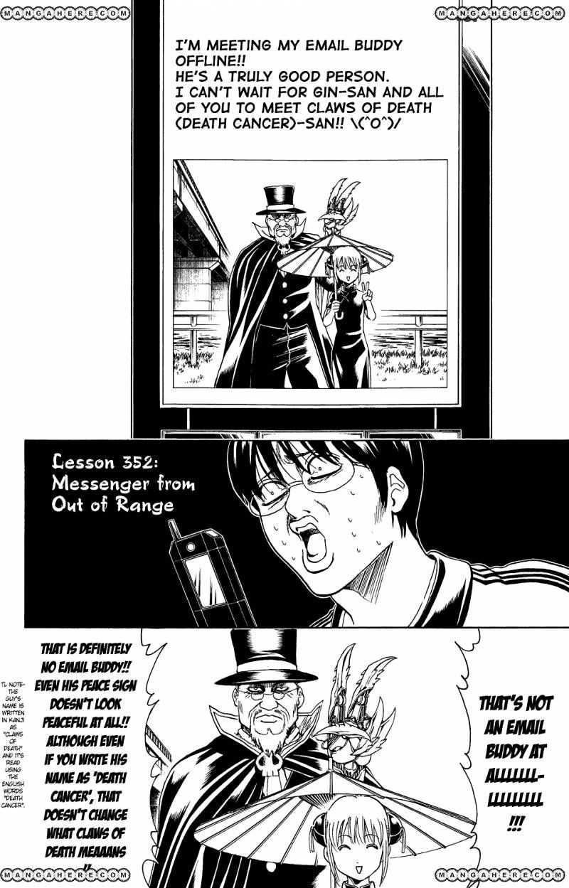 Gintama Chapter 352 : Out Of Range Messenger - Picture 2