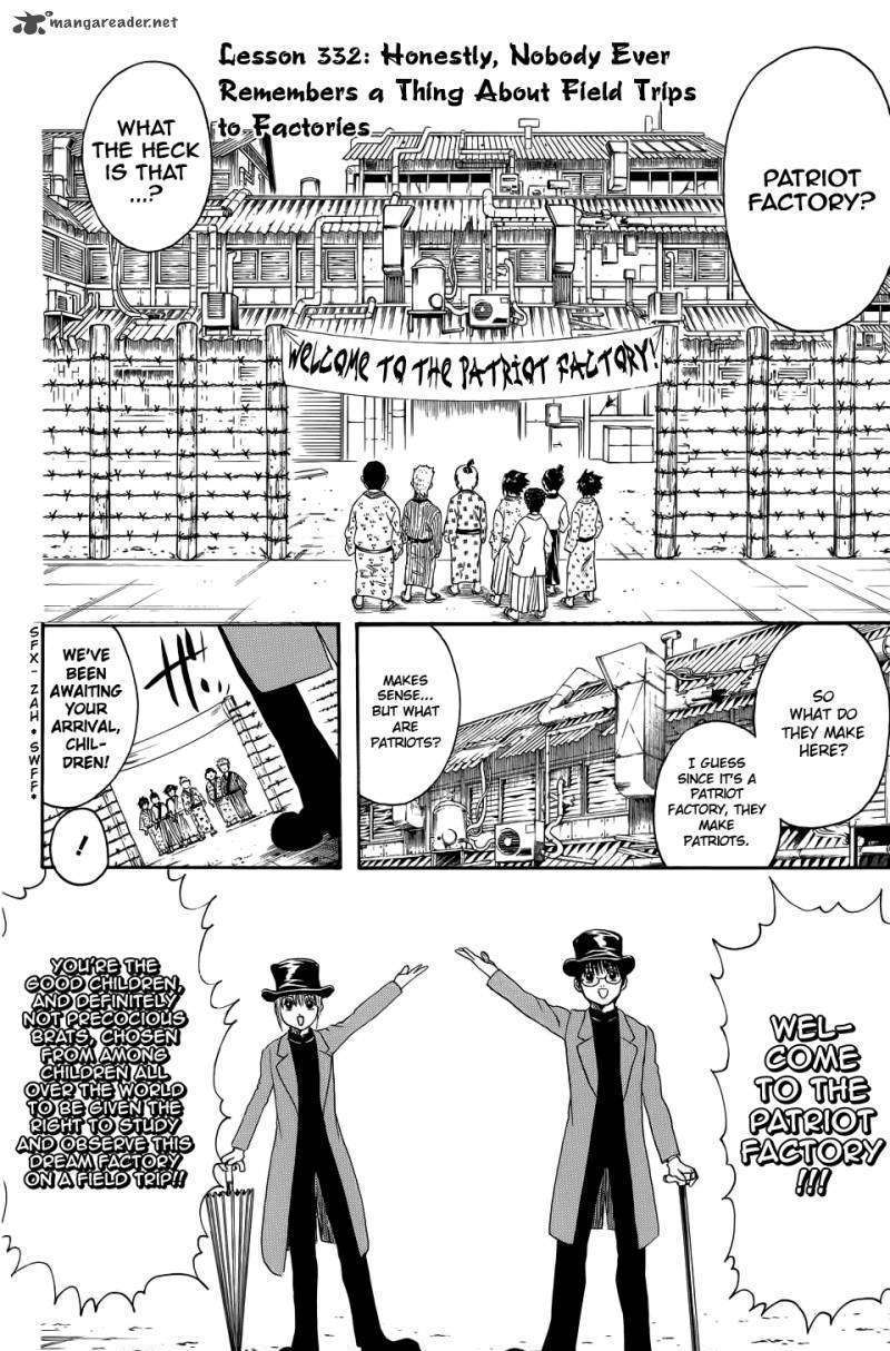 Gintama Chapter 332 : To Be Honest, I Don T Have A Single Memory Of Having A Observational Study At A Factory - Picture 2