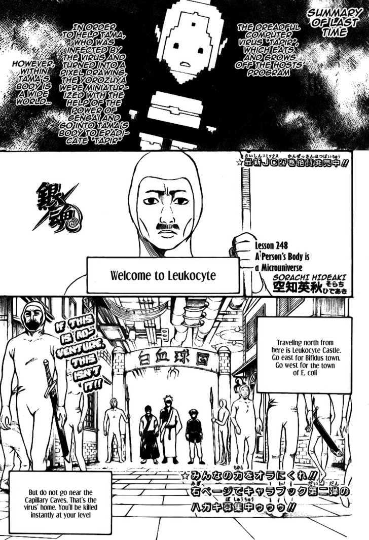 Gintama Chapter 248 : A Person S Body Is A Microuniverse - Picture 2