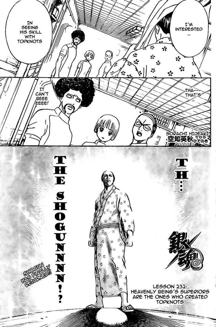 Gintama Chapter 232 : Heavenly Beings Superiors Are The Ones Who Created Topknots - Picture 1