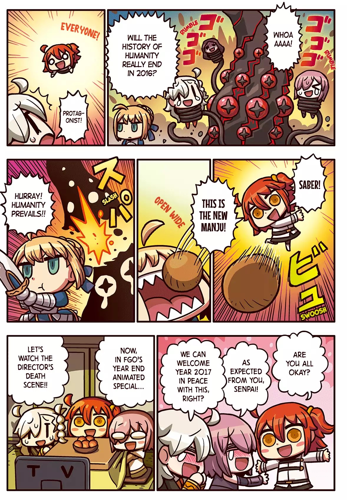 Manga De Wakaru! Fate/grand Order Chapter 70: Let's Watch Together - Picture 1