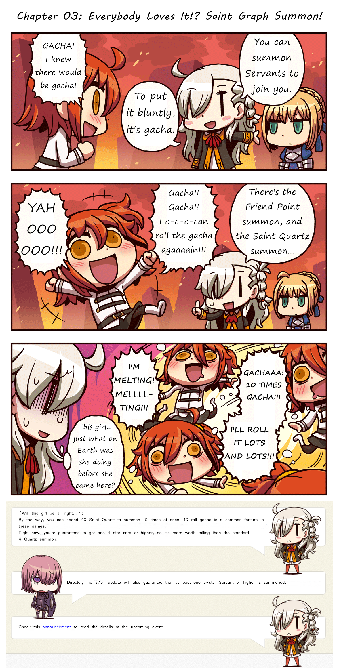 Manga De Wakaru! Fate/grand Order Chapter 3: Everybody Loves It!? Saint Graph Summon - Picture 1