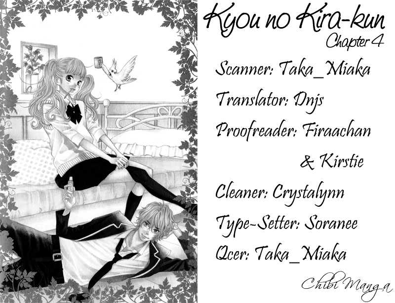 Kyou No Kira-Kun Vol.1 Chapter 4 : U And I - Picture 1