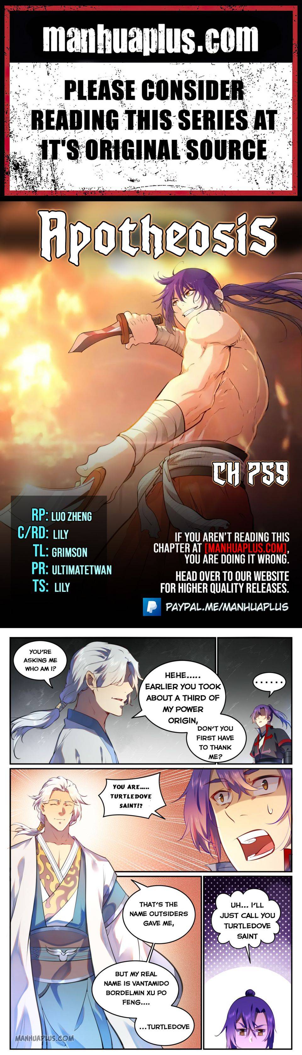 Apotheosis Chapter 759 - Picture 1