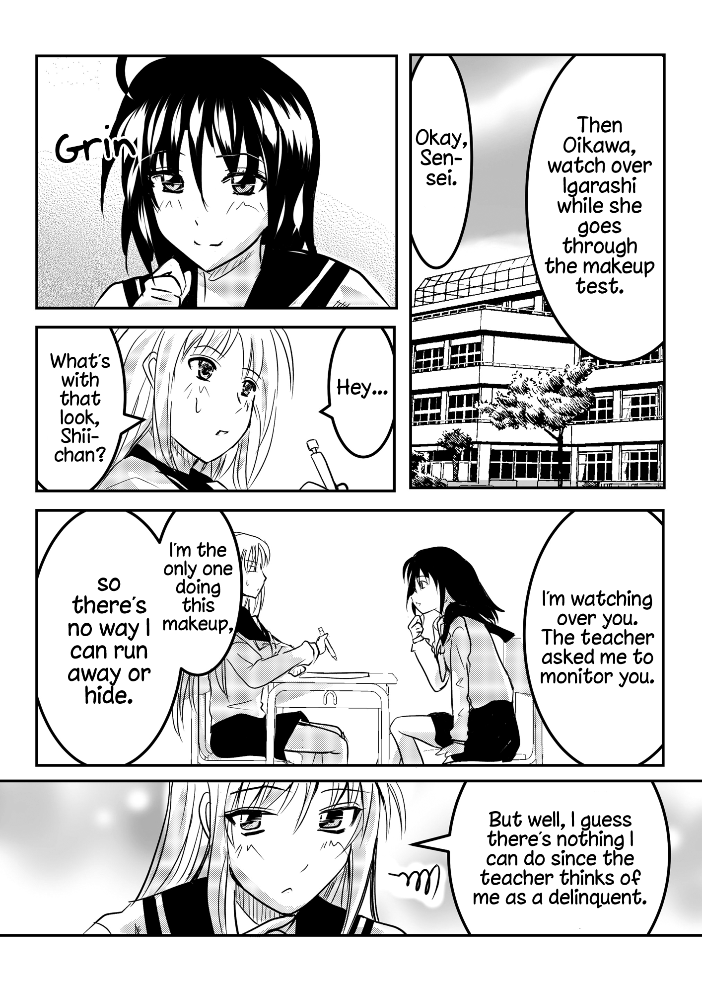 Delinquent Girl And Class Rep - Page 1