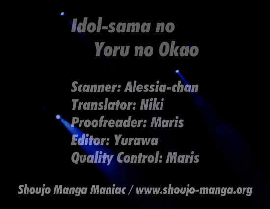 Idol-Sama No Yoru No Okao - Page 1