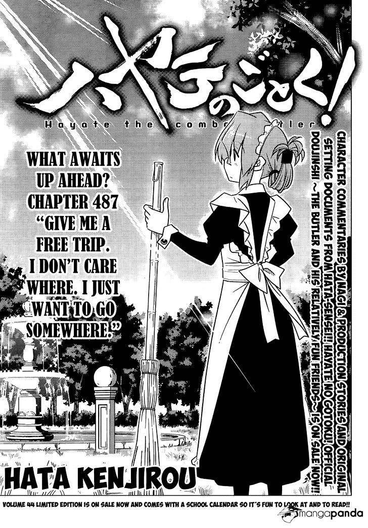 Hayate No Gotoku! Chapter 487 : Give Me A Free Trip. I Don T Care Where. I Just Want To Go Somewh - Picture 2