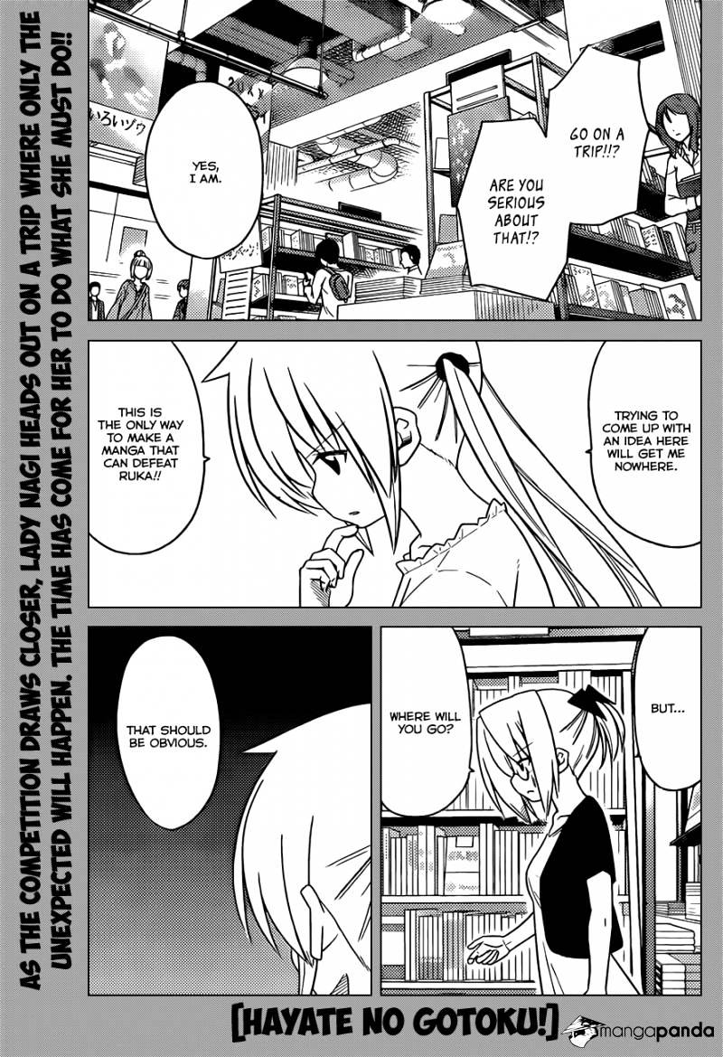 Hayate No Gotoku! Chapter 398 : The Idiot Who Leaves On A Trip - Picture 2