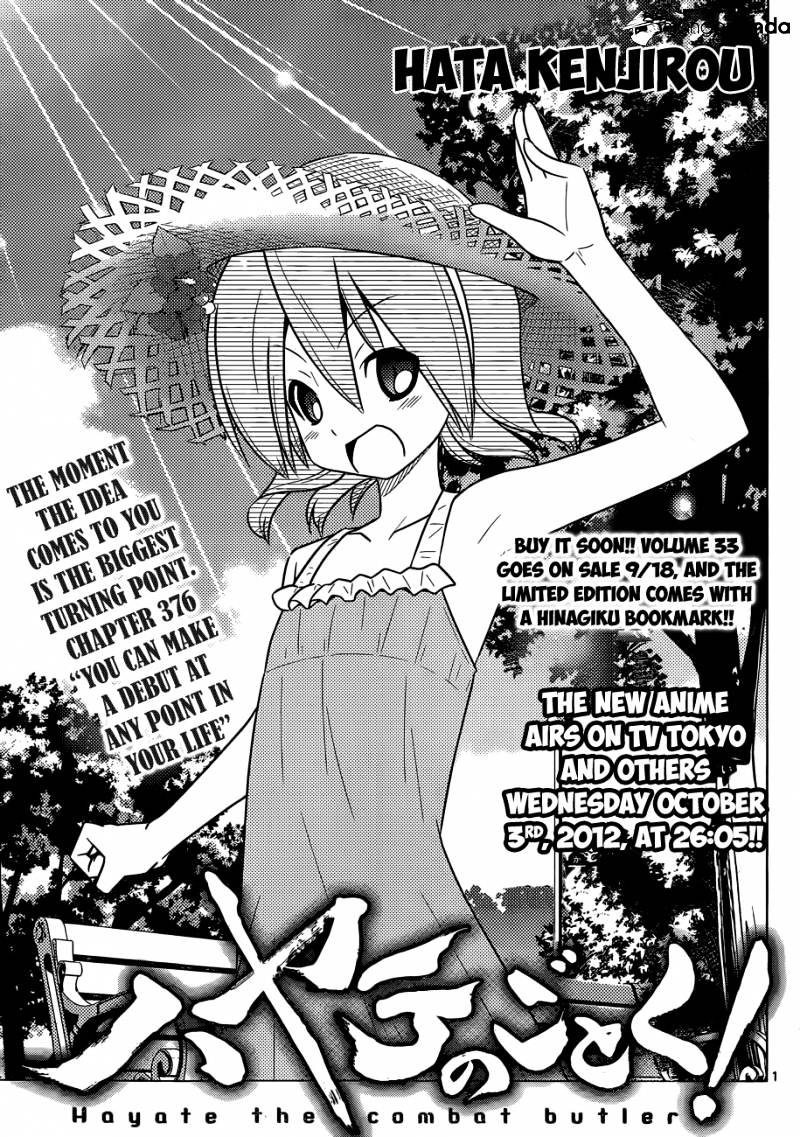 Hayate No Gotoku! Chapter 376 : You Can Make A Debut At Any Point In Your Life - Picture 2