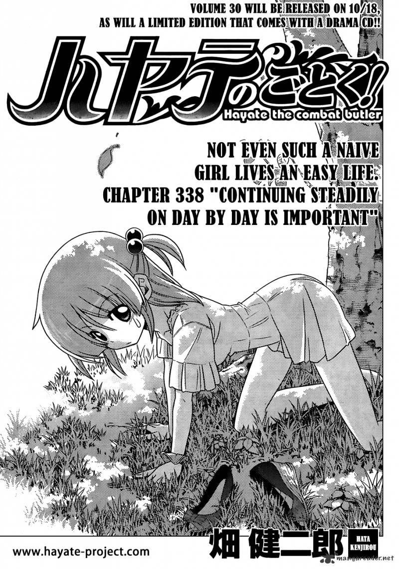 Hayate No Gotoku! Chapter 338 : Continuing Steadily - Picture 2