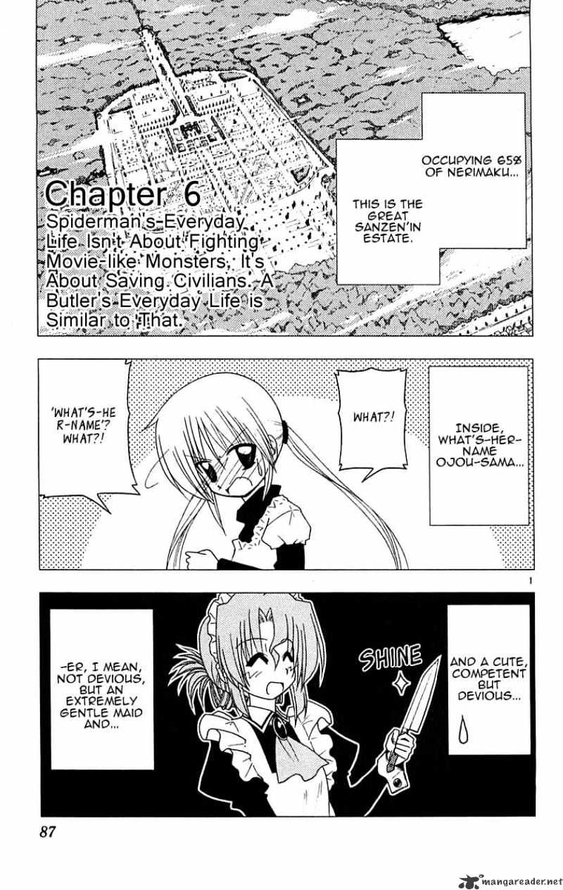 Hayate No Gotoku! Chapter 124 : Spiderman S Everyday Life Isn T About Fighting Movie-Like Monsters - Picture 1