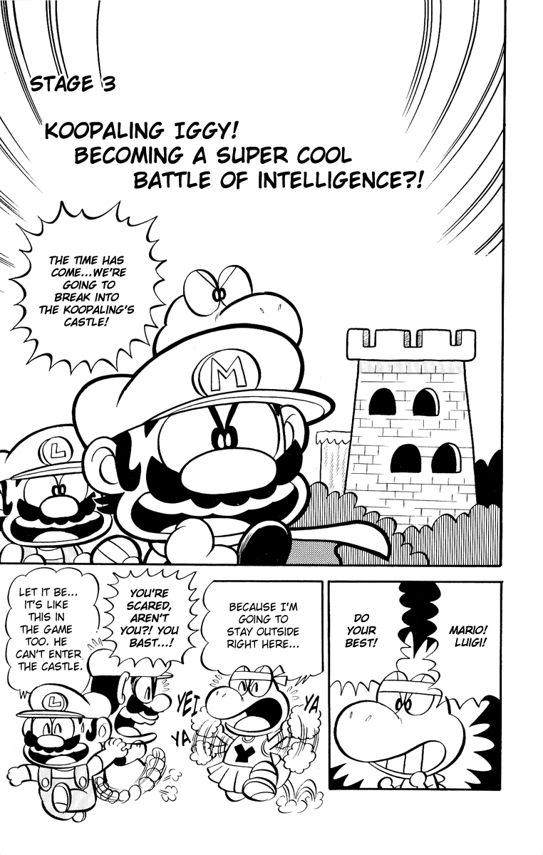 Super Mario-Kun Vol.1 Chapter 3: Koopaling Iggy!! The Magnificent Mental Fight!? - Picture 1