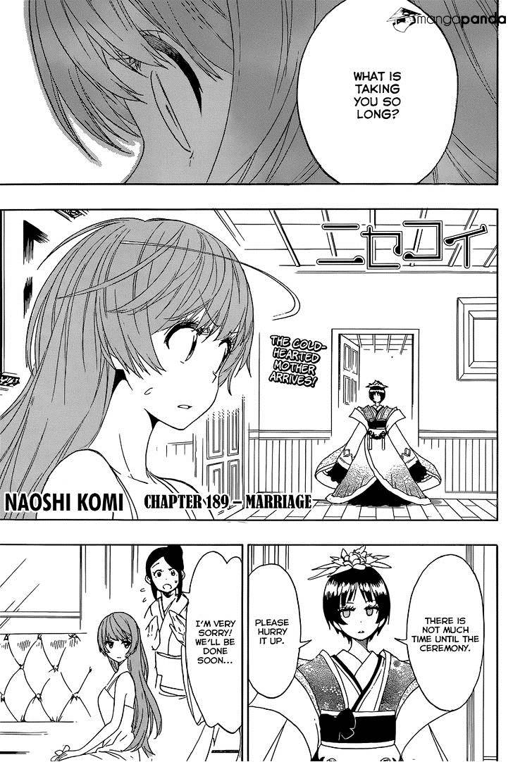 Nisekoi Chapter 189 - Picture 2