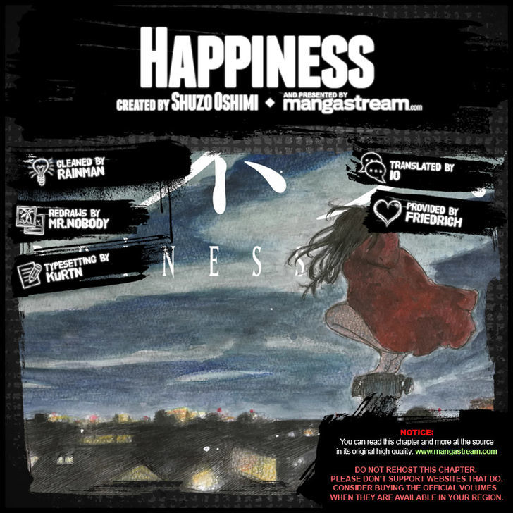 Happiness (Oshimi Shuzo) Chapter 7 : Blood Splashes - Picture 2