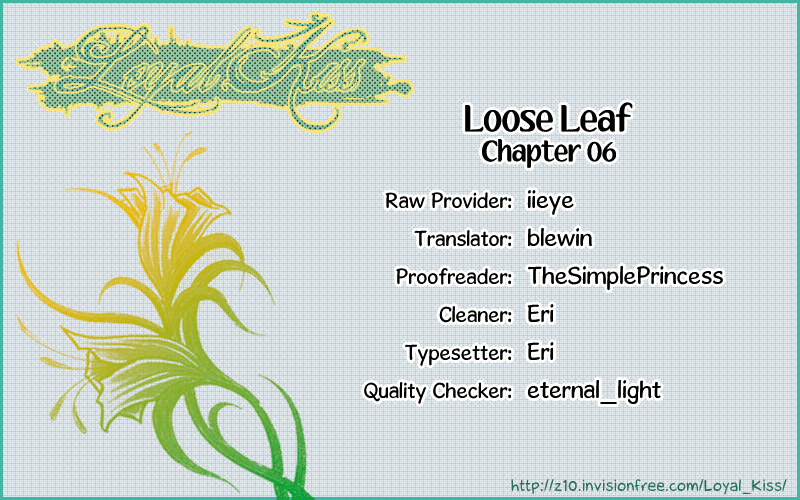 Loose Leaf Vol.1 Chapter 6 - Picture 1