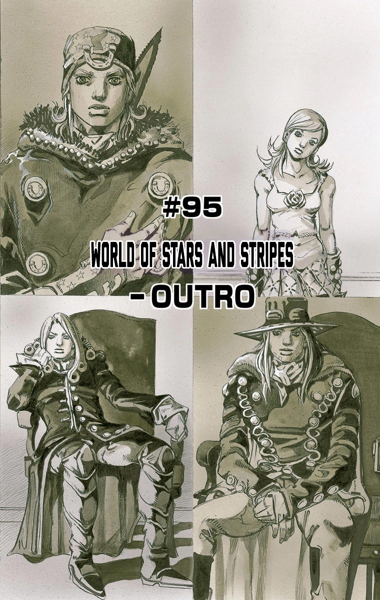 Jojo's Bizarre Adventure Part 7 - Steel Ball Run Vol.24 Chapter 95: World Of Stars And Stripes - Outro - Picture 3