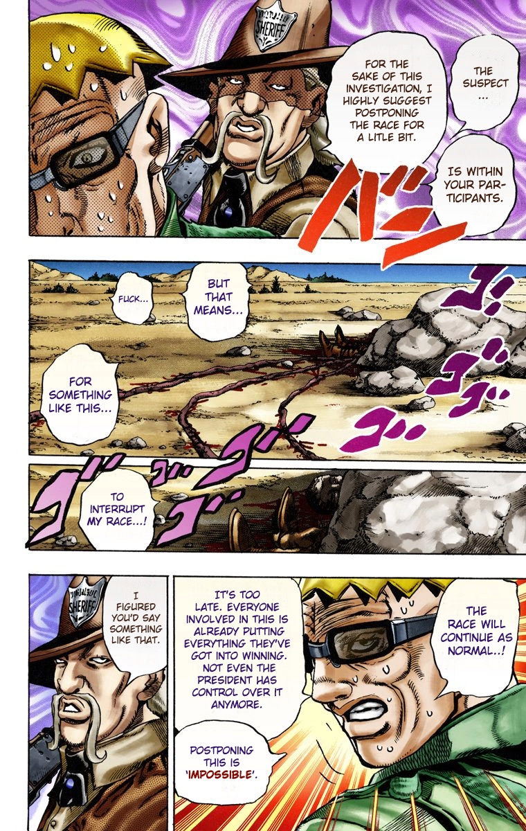 Jojo's Bizarre Adventure Part 7 - Steel Ball Run Vol.3 Chapter 13: The Sheriff's Request To Mountain Tim - Picture 3