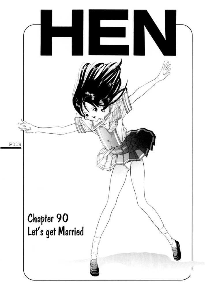 Hen Vol.8 Chapter 90 : 90 Let's Get Married 91 Incredible Proposal 92 Every Road 9... - Picture 1