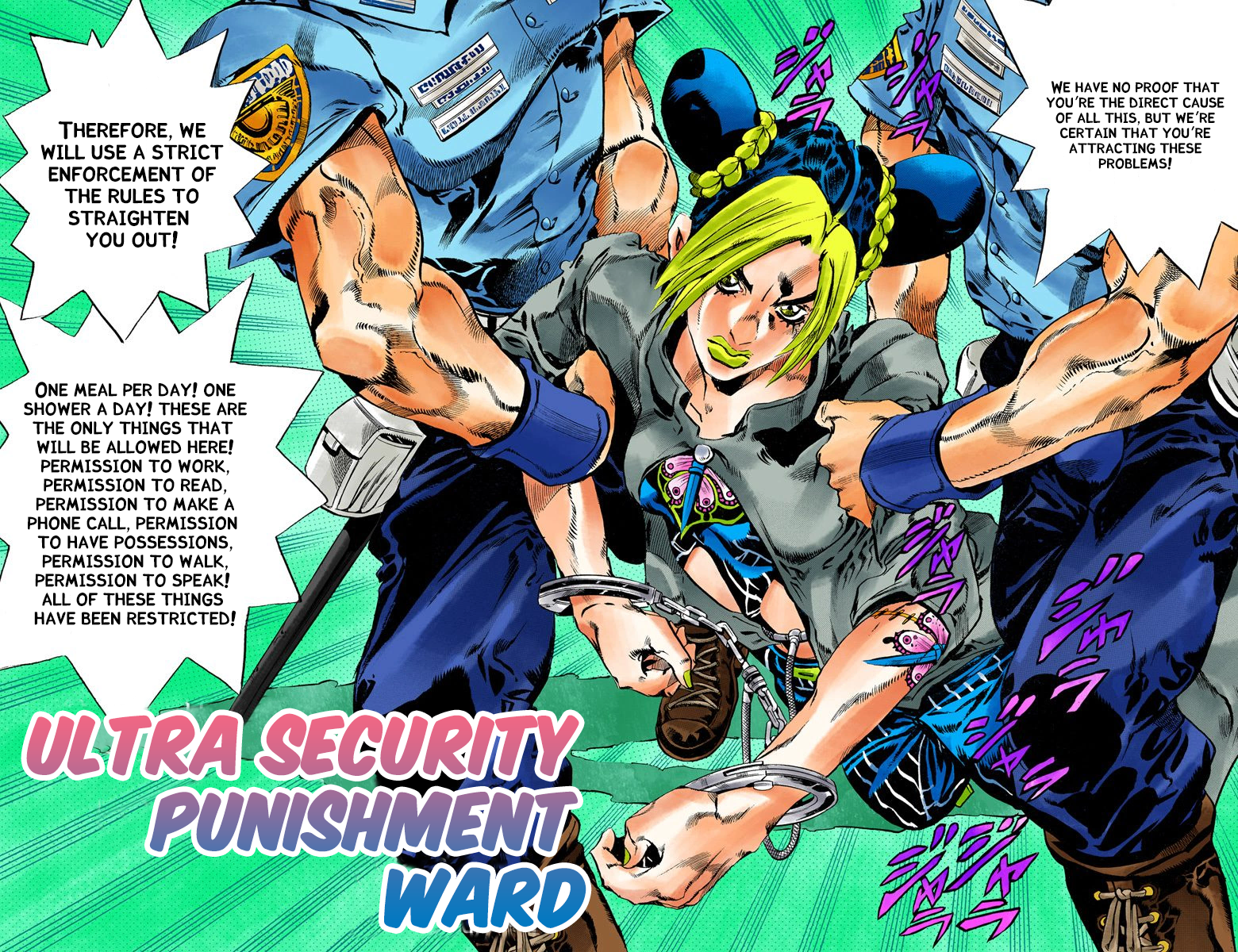 Jojo's Bizarre Adventure Part 5 - Vento Aureo Vol.7 Chapter 58: Ultra Security Punishment Ward - Picture 2